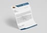 do business card name card or letterhead design with qr code